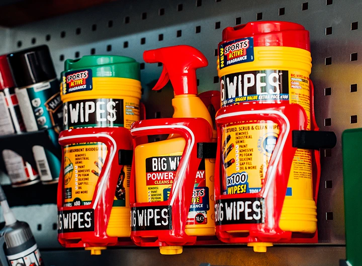 Big Wipes Van System Application Image
